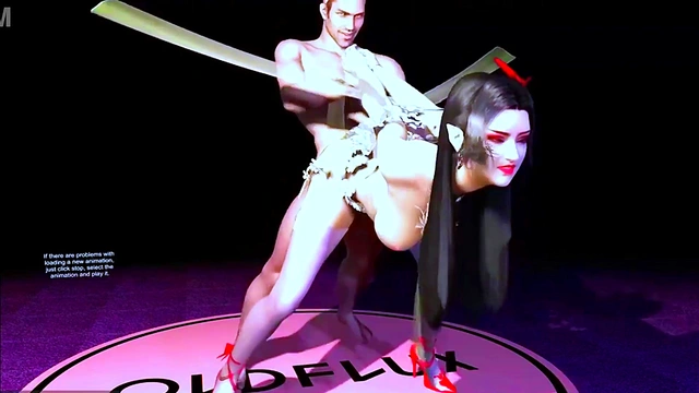 Doggy bigboobs chick - 3D Animation 243