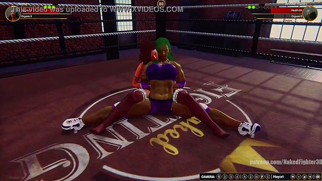 Helena VS Jennifer Walters (Naked Fighter 3D)