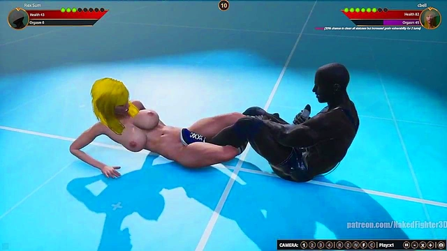 Rex Sum VS cbell (Naked Fighter 3D)