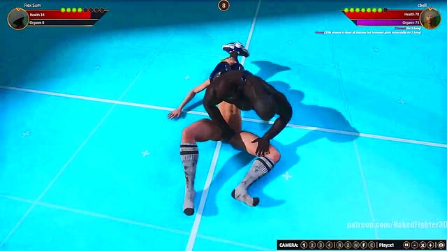 Rex Sum VS cbell (Naked Fighter 3D)