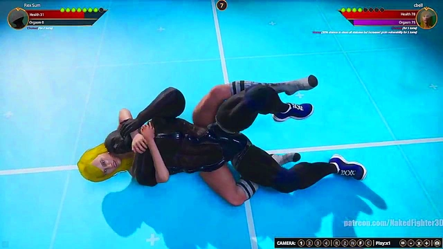 Rex Sum VS cbell (Naked Fighter 3D)