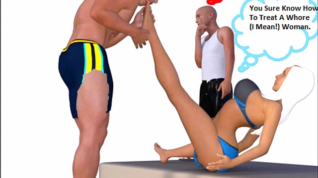 3D Comic Cuckold & Foot Fetish (Must Watch)