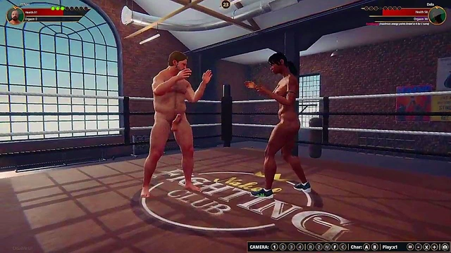 Ethan vs Dela (Naked Fighter 3D)