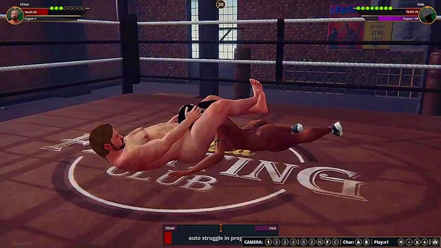 Ethan vs Dela (Naked Fighter 3D)