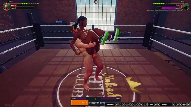 Ethan vs Dela (Naked Fighter 3D)