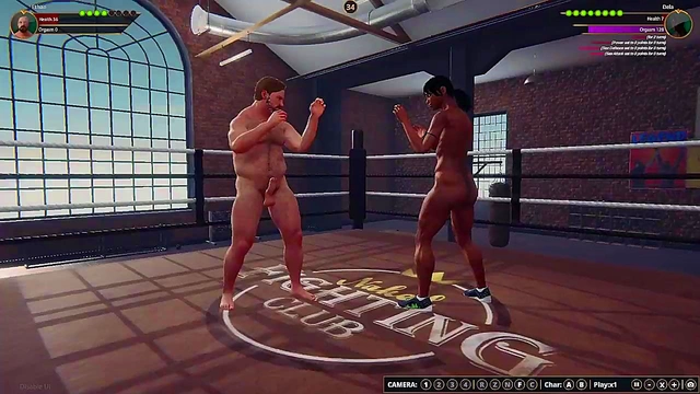 Ethan vs Dela (Naked Fighter 3D)