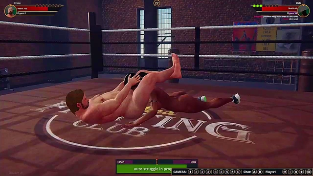 Ethan vs Dela (Naked Fighter 3D)