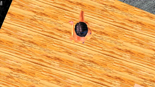 Animated 3D Cartoon Porn - A beautiful Girl Giving Sexy poses 2