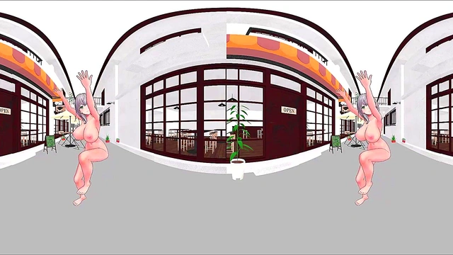 vr180 nel nude mmd 3d