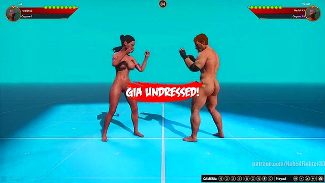 Gia VS Terms (Naked Fighter 3D)
