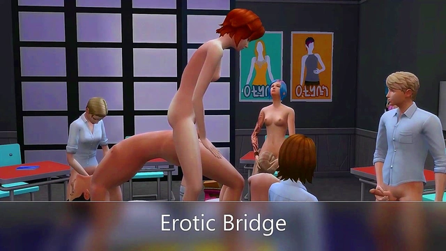 Petite Redhead Slut Tries Kamasutra - sims 4 - 3D animation