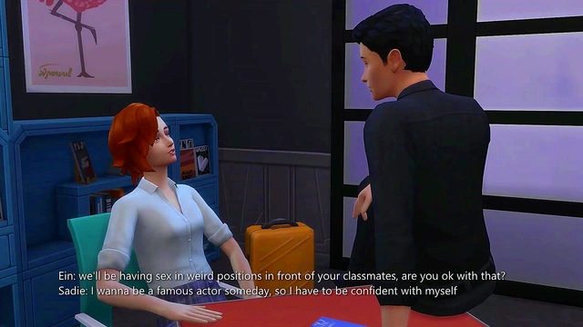 Petite Redhead Slut Tries Kamasutra - sims 4 - 3D animation