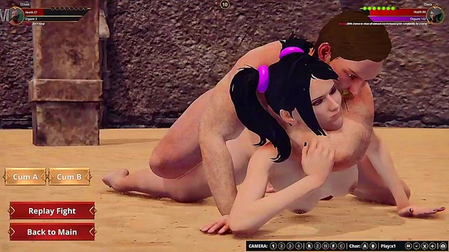 Ethan vs. Desa II (Naked Fighter 3D)