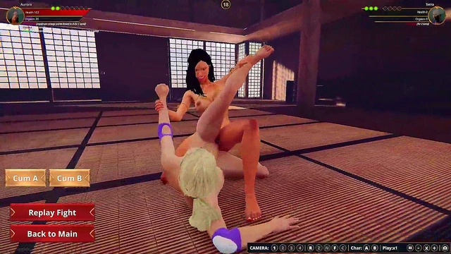 Aurora vs Terra (Naked Fighter 3D)