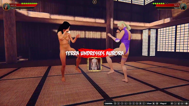 Aurora vs Terra (Naked Fighter 3D)