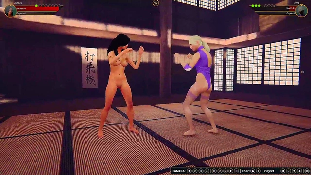 Aurora vs Terra (Naked Fighter 3D)