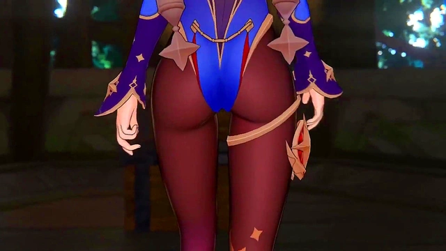 Genshing Impact porn 3D