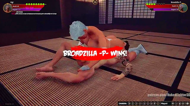 Gigi VS Broadzilla (Naked Fighter 3D)