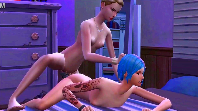 Spoiled Blonde Fucks Emo Girl With A Strap On - sims 4 - 3D animation