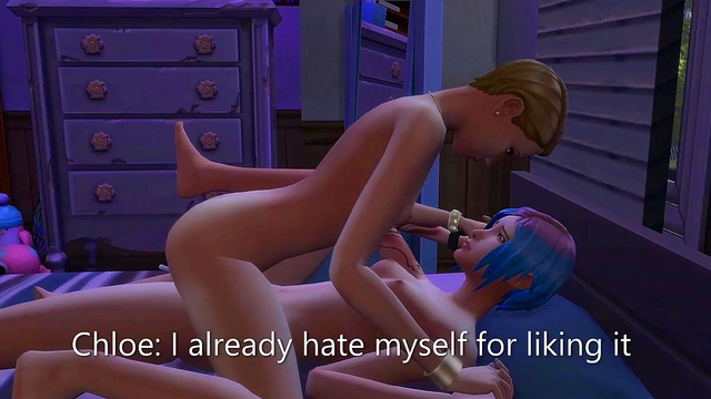 Spoiled Blonde Fucks Emo Girl With A Strap On - sims 4 - 3D animation