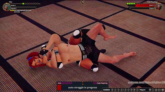 Gigi VS Polly Plaything (Naked Fighter 3D)