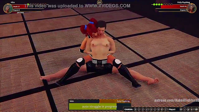 Gigi VS Polly Plaything (Naked Fighter 3D)