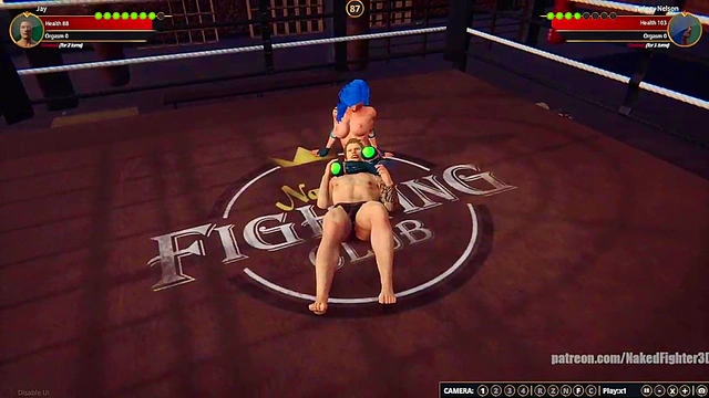 Jay VS Twiggy Nelson (Naked Fighter 3D)