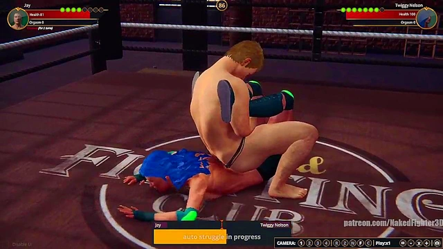 Jay VS Twiggy Nelson (Naked Fighter 3D)
