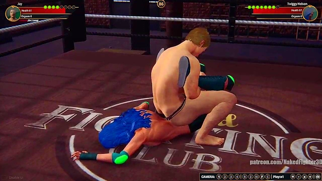 Jay VS Twiggy Nelson (Naked Fighter 3D)