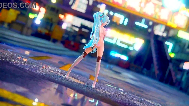 Hatsune Miku 3D Anime/2D Tik Tok Naked Dance Cute Girl (3D Adult Anime)