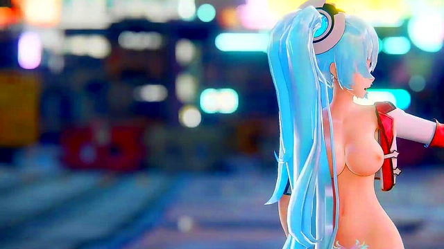 Hatsune Miku 3D Anime/2D Tik Tok Naked Dance Cute Girl (3D Adult Anime)