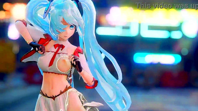 Hatsune Miku 3D Anime/2D Tik Tok Naked Dance Cute Girl (3D Adult Anime)