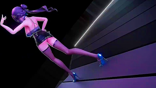 Ruan Mei Starry Sky Railway 3D Chinese Comics Vam Naked Dance Tik Tok Style Cute Girl (3D Adult Anime)