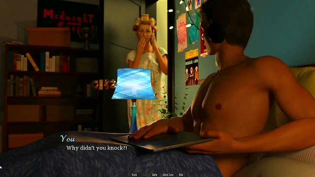 3d big tits solo female masturbation