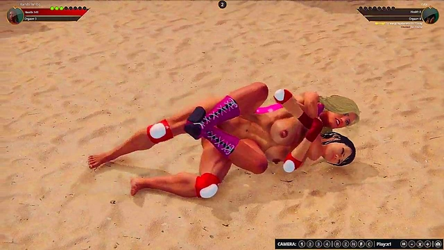 Bambi Bimbo VS Kyla (Naked Fighter 3D)