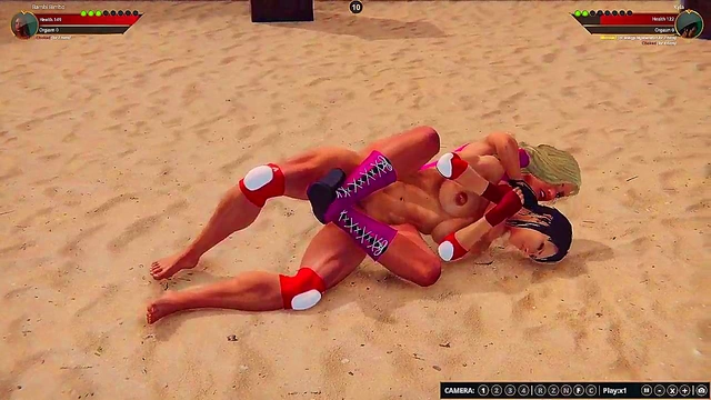 Bambi Bimbo VS Kyla (Naked Fighter 3D)