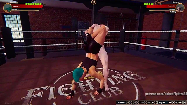 Marilith VS Kagura (Naked Fighter 3D)