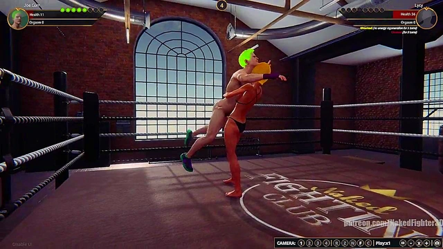 Joe Curr VS Lycy (Naked Fighter 3D)