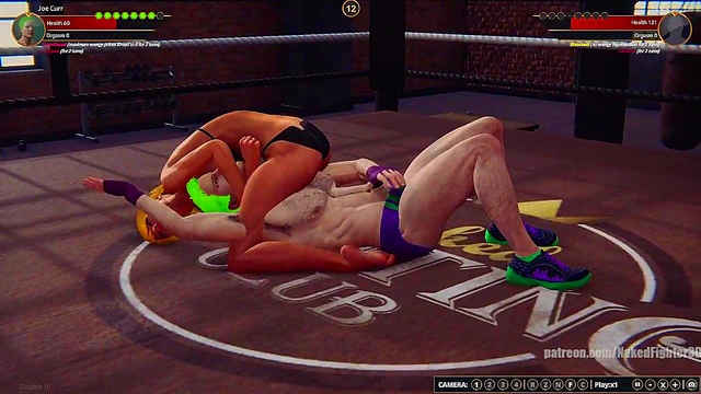 Joe Curr VS Lycy (Naked Fighter 3D)