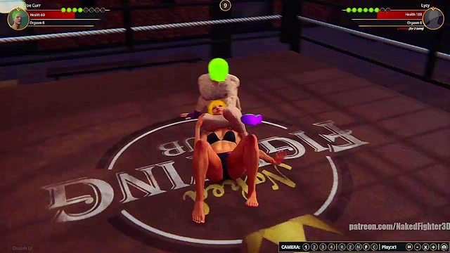 Joe Curr VS Lycy (Naked Fighter 3D)