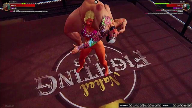 Bambi Bimbo VS BOLDA (Naked Fighter 3D)