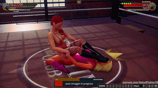 Tori VS Bambi Bimbo (Naked Fighter 3D)