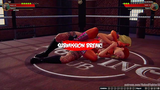 Tori VS Bambi Bimbo (Naked Fighter 3D)