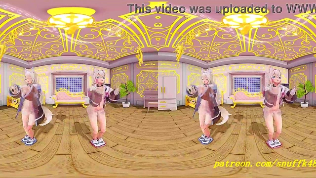 VR180 mmd FuwaMoco Dance 3d hololive Hentai