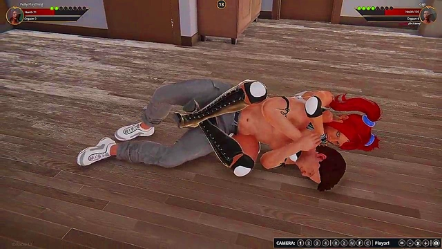 Polly Plaything VS Gigi (Naked Fighter 3D)