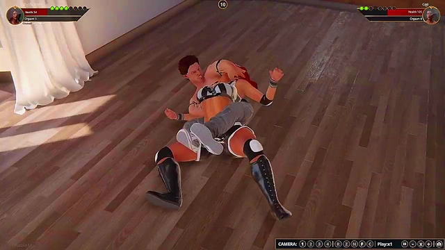 Polly Plaything VS Gigi (Naked Fighter 3D)