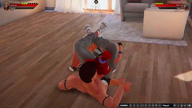 Polly Plaything VS Gigi (Naked Fighter 3D)