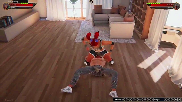 Polly Plaything VS Gigi (Naked Fighter 3D)