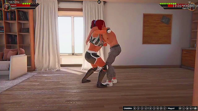 Polly Plaything VS Gigi (Naked Fighter 3D)