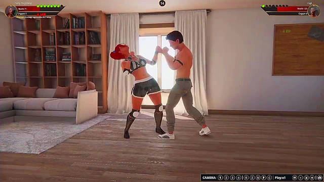 Polly Plaything VS Gigi (Naked Fighter 3D)